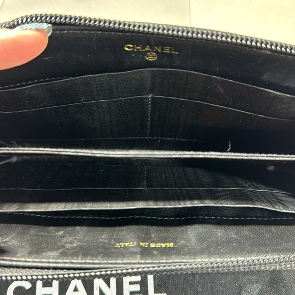 Chanel Caviar Calfskin Leather Zip Around Continental Wallet All Inclusive - Picture 4 of 16